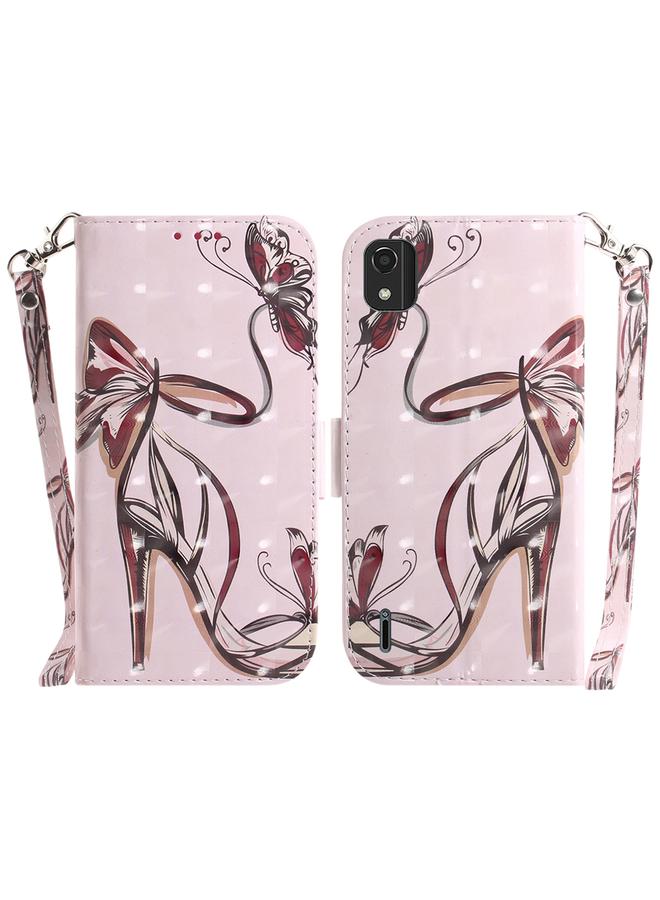 S-TOP Case For Nokia C2 2nd Edition 3D Colored Horizontal Flip Leather Phone Case - Image 1