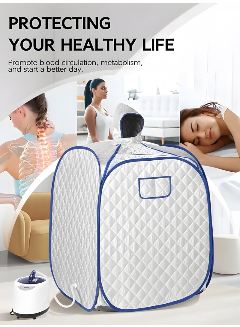 BIG MAX 3L Portable Sauna Steamer 1200W, Stainless Steel Steam Generator for Sauna Home Spa Fumigation Steam Machine for Body Detox with Remote Control - Image 4