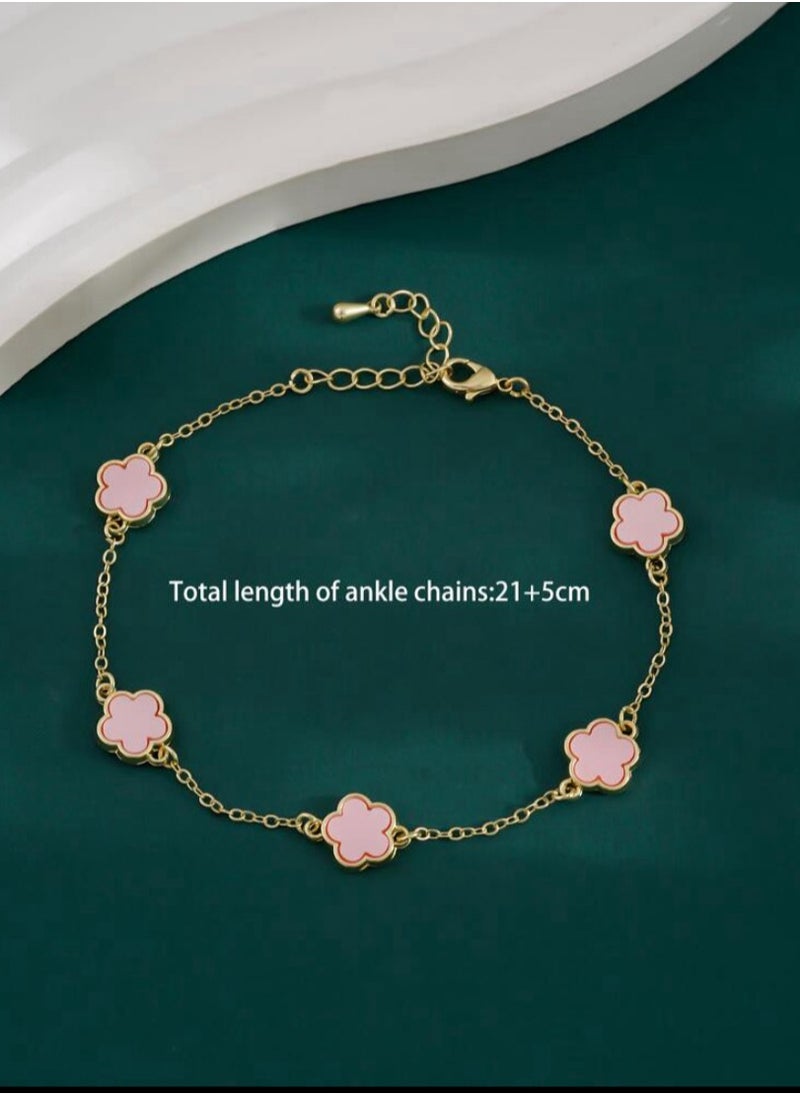 Jewelry 4You - Stylish & High Quality 18k Gold Plated Anklet - Image 1