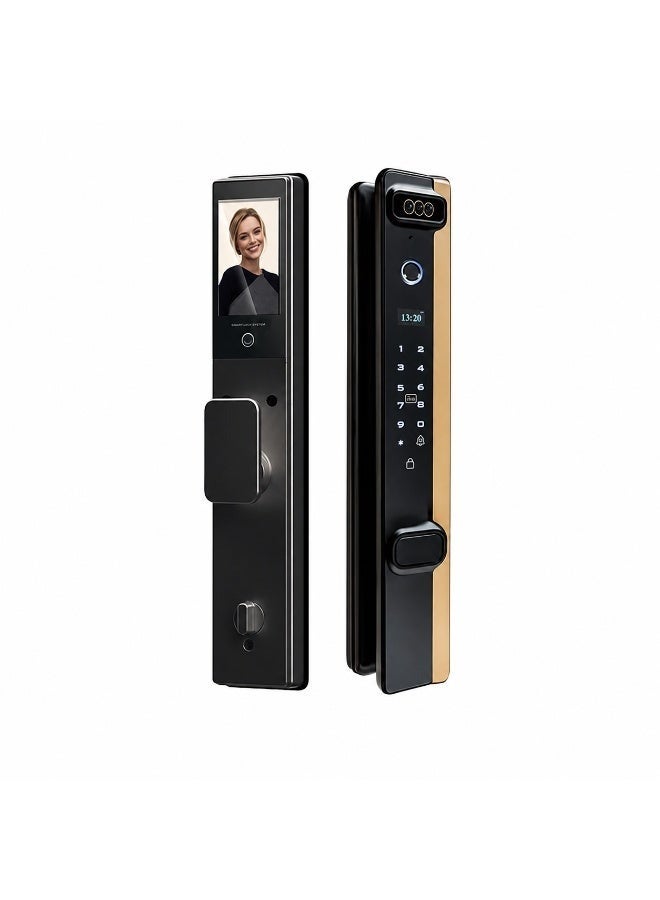 L688 Smart Door Lock with Face Recognition, Password, Fingerprint, IC Card, Key, and App Unlocking Method - Image 4