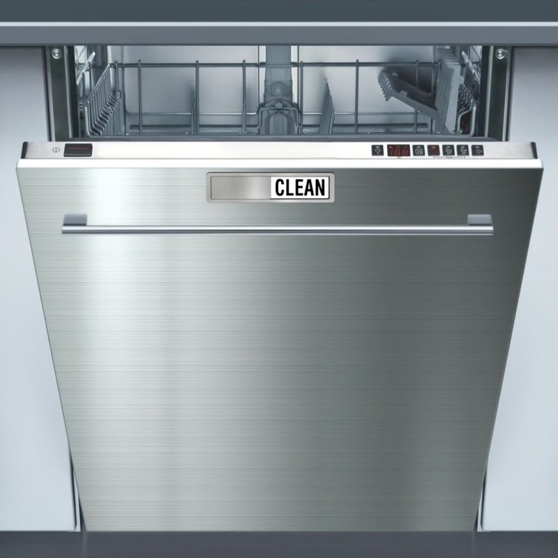 Black And White Dishwasher Clean Dirty Indicator With Adhesive Sticker 7 X 2 Inch - Image 3