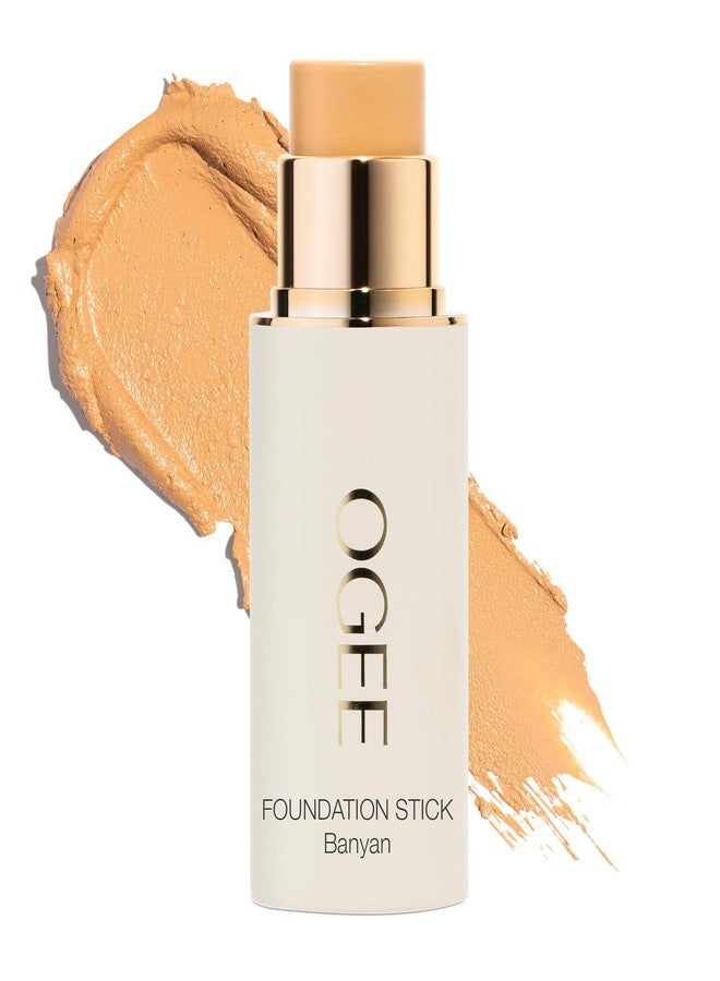 Ogee Sculpted Complexion Foundation Stick (Banyan 2.75W - Medium Light, Golden Undertones) Full Coverage Foundation Makeup - Instantly Balance & Even Complexion - 70% Organic Ingredients - Image 1