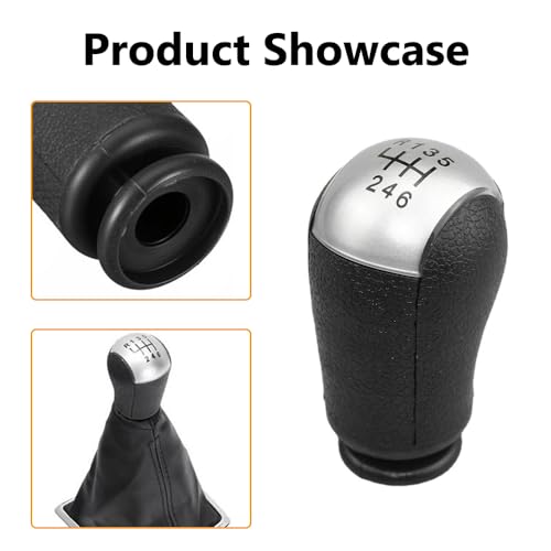 TOTMOX 6 Speed Car Gear Stick Shift Knob Shifter Lever Compatible with Ford for Focus/S-Max/C-Max/Mustang/Galaxy/Fiesta MK6/Transit/Mondeo MK3 Accessories - Image 2