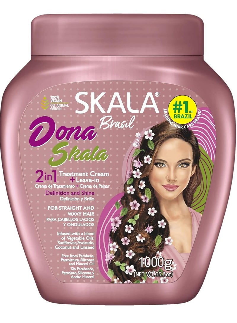 SKALA Dona Hair Cream – Deep Nourishing Leave-In Treatment, 100% Vegan - Image 1