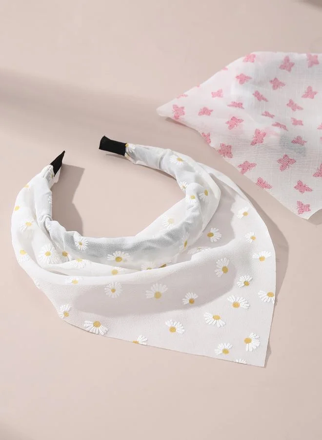 تايك تو Set of 3 - Printed Triangle Headband