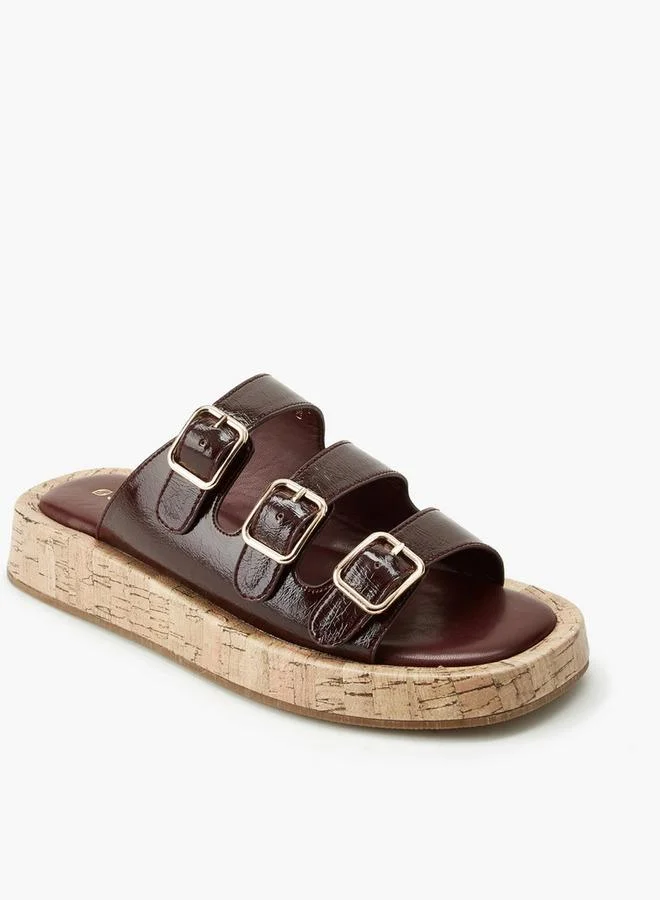 Surestep Women Triple Buckle Sandals
