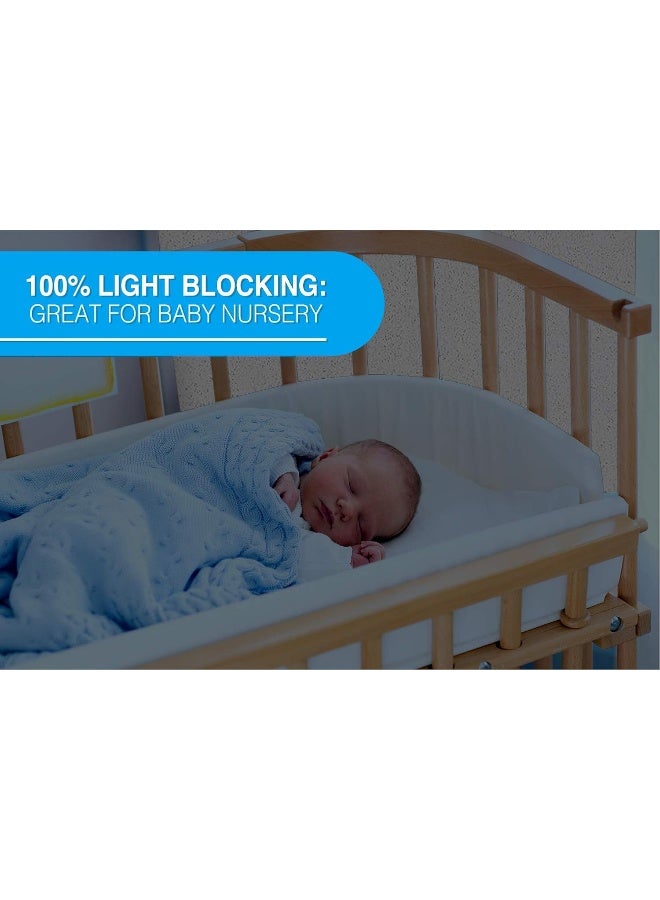 Home Trove Total Blackout Window Film: 100% Light Blocking Film With White Sides - Heat Resistant, Room Darkening, Static Cling Film For Privacy & Day Sleep - No Residue, Stops Uv, Easy Removal (42 X 72 In.) - Image 5