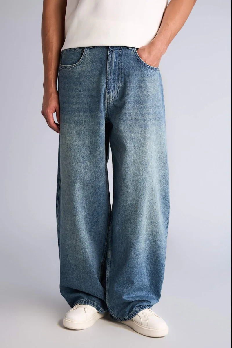 Defacto  Balloon Fit Trousers for Men | Best Price UAE