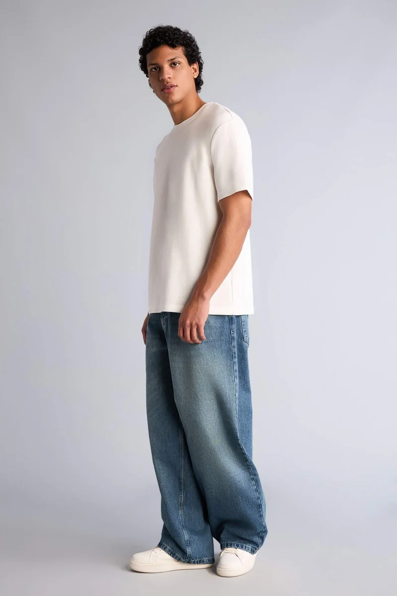 Defacto  Balloon Fit Trousers for Men | Best Price UAE