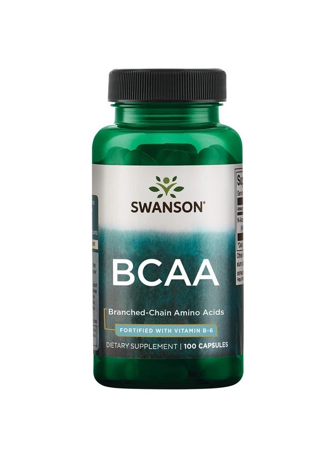 Swanson Branched-Chain Amino Acids 100 Capsules - Image 1