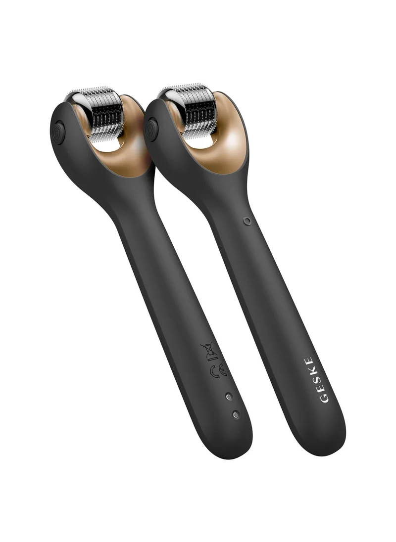 GESKE SmartAppGuided Microneedle Face Roller 9 In 1 Gray