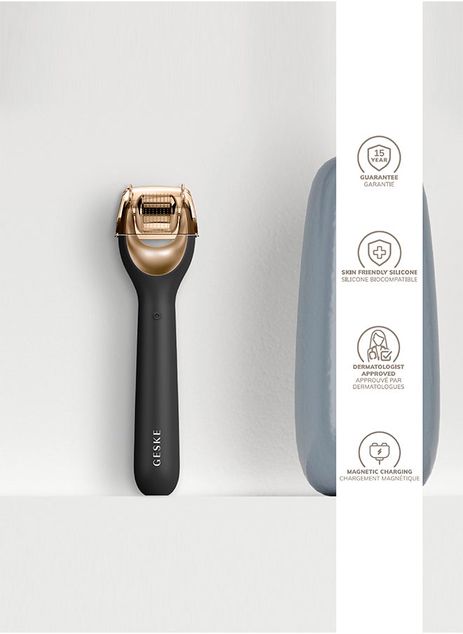 GESKE SmartAppGuided Microneedle Face Roller 9 In 1 Gray  - Image 4