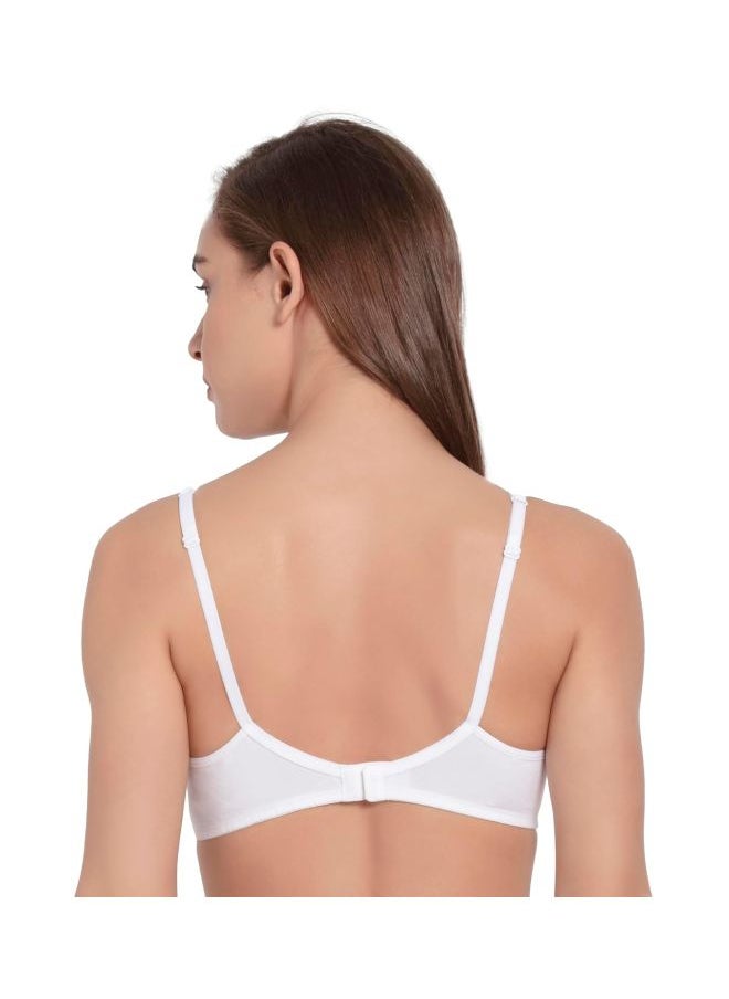 JOCKEY - Jockey 1722 Women Wire free Non Padded Super Combed Cotton Elastane Stretch Medium Coverage Everyday Bra with Concealed Shaper Panel and Adjustable Straps - Image 1