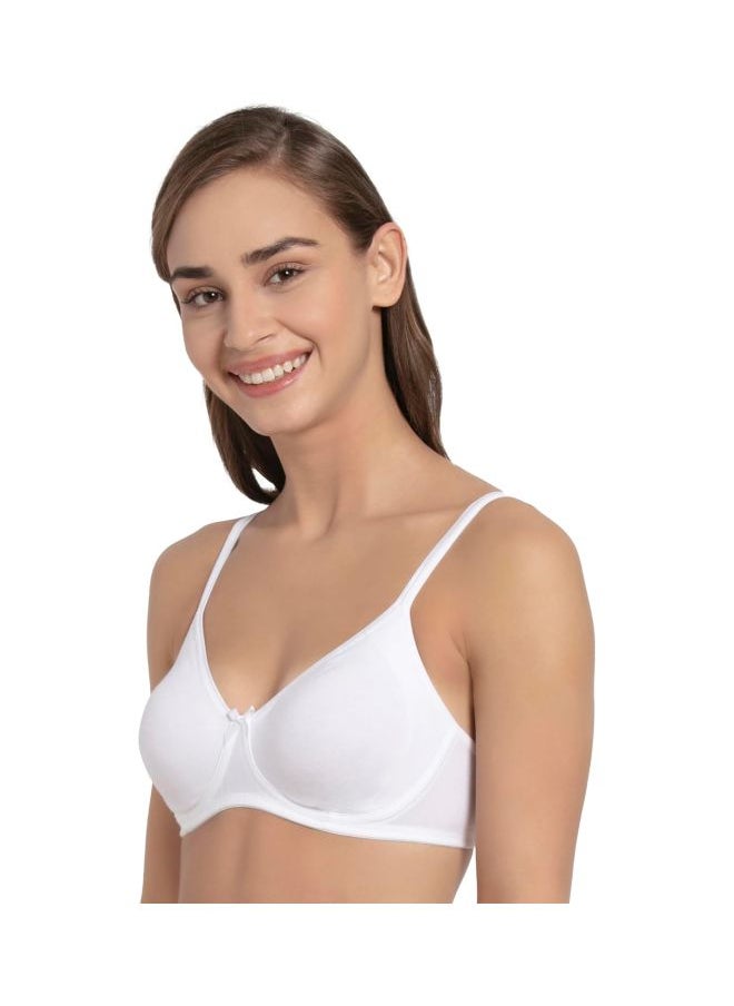 JOCKEY - Jockey 1722 Women Wire free Non Padded Super Combed Cotton Elastane Stretch Medium Coverage Everyday Bra with Concealed Shaper Panel and Adjustable Straps - Image 1