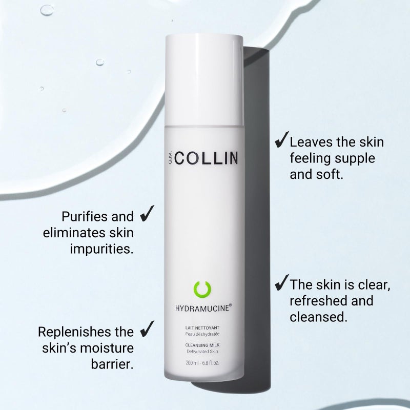 G.M. COLLIN Hydramucine Cleansing Milk | Gentle Face Wash for Dehydrated Skin | Eliminates Skin Impurities and Removes Make-up - Image 3