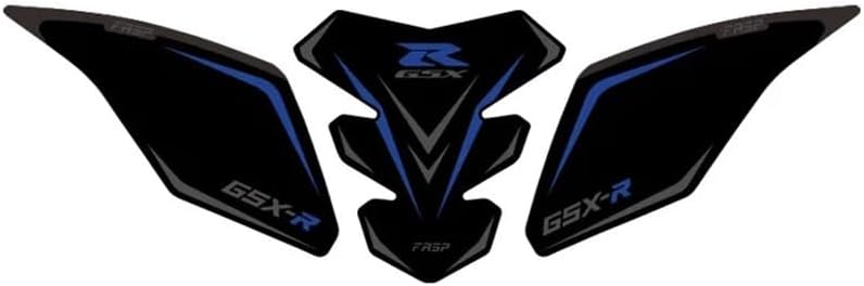 Black Motorcycle Tank Side Traction Pad Sticker For Suzuki GSX250 - Image 2