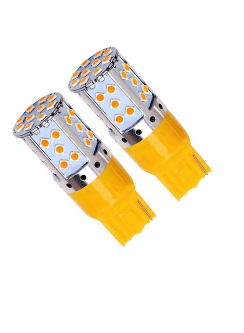 توبيز مصباح مؤشر سيارة Toby's T20 CANBUS 7740 35SMD LENS ، ضوء التوقف الخارجي - Image 2