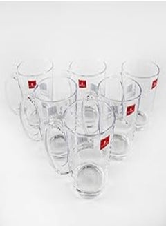 Blinkmax Blink Max brand cup set, pure glass, set of 6 pieces, code: 50 