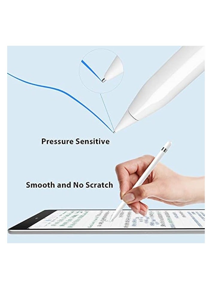 PROMASS 2-Pack Pencil Tips for Apple Pencil,No Wear Out Fine Point Precise Control Pencil Replacement Nibs,Compatible with Apple Pencil 1st Gen and 2nd Gen/iPad Pro Pencil (White) - Image 5