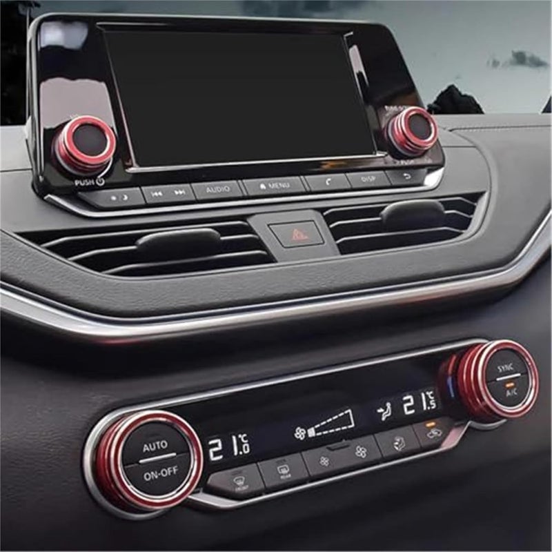 Vuzmode Red Auto Button Stickers for Teana and Altima - Image 3