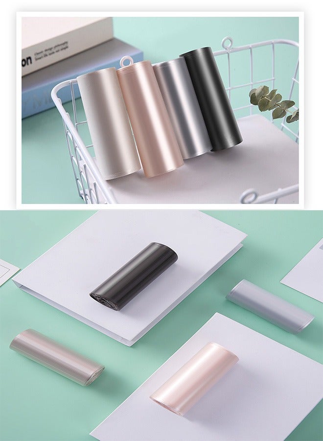 100-Piece/5 Rolls Large Thick Garbage Bag Rose Gold 45x50cm - Image 3