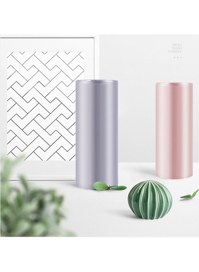 100-Piece/5 Rolls Large Thick Garbage Bag Rose Gold 45x50cm - Image 4