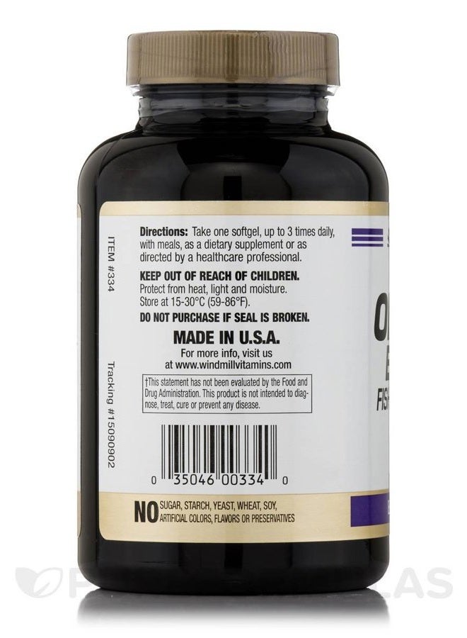 WINDMILL Omega 3 Fish Oil 1000 mg with EPA & DHA 90 Softgels - Image 3