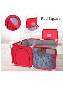 Dreeba Big Size Luxure Foldable Plastic Baby Playpen Jn 162 Red  - Image 3