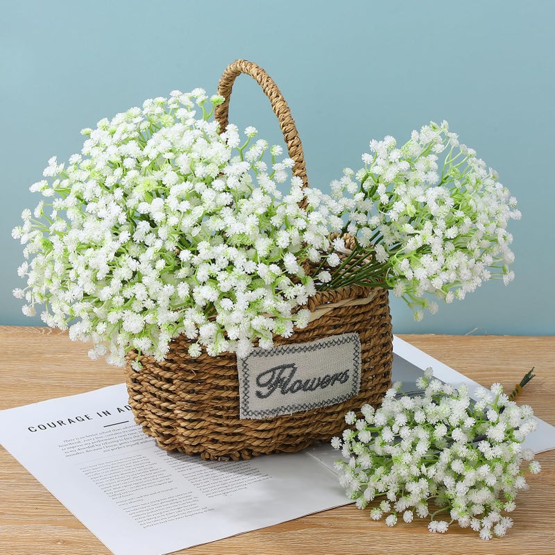 Ovveroche 240 Pcs Baby Breath Artificial Flowers Bulk, Fake White Baby Breath Flowers for Wedding Bouquet Home Party Decor, 11.8 Inch - Image 3