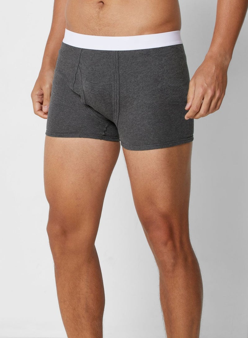 2 Pack Contrast Band Trunks With Antibacterial Finish image 7