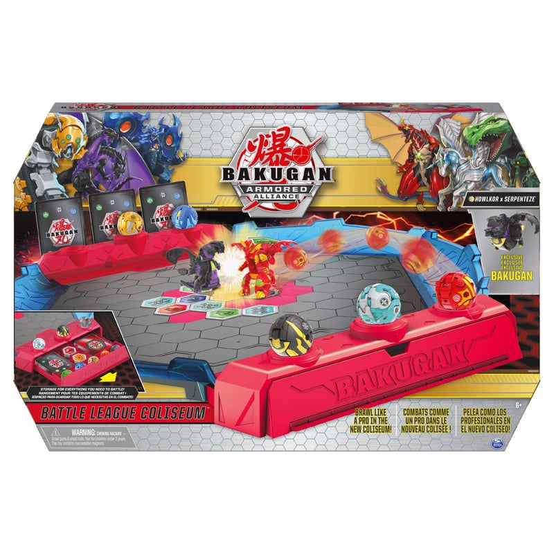 Bakugan Battle League Coliseum, Deluxe Game Board with Exclusive Fused Howlkor x Serpenteze, Kids Toys for Boys Ages 6 and Up - Image 2