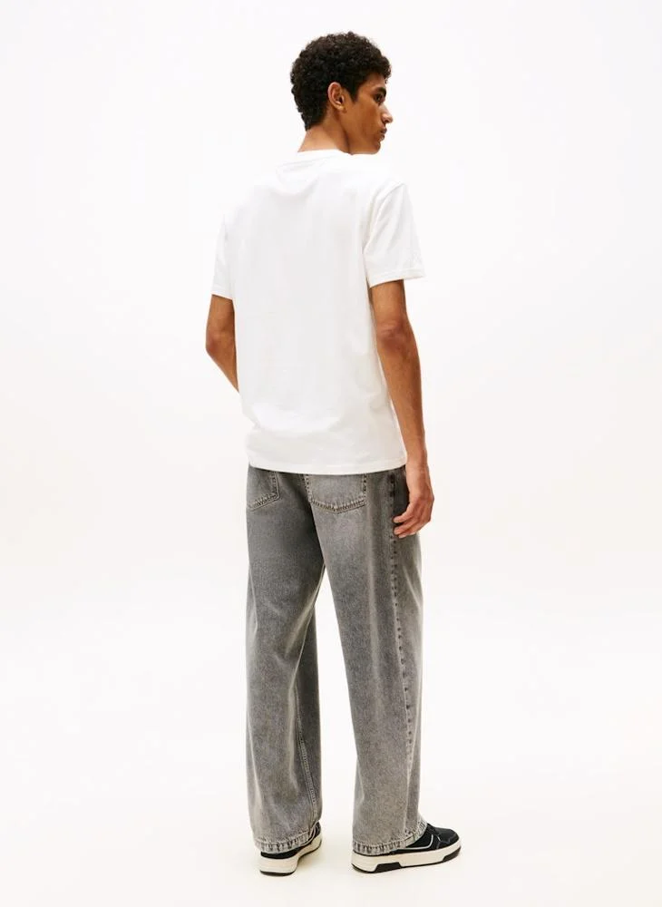 TOMMY JEANS  Photo Print Jersey Crew Neck T-Shirt for Men | Best Price UAE