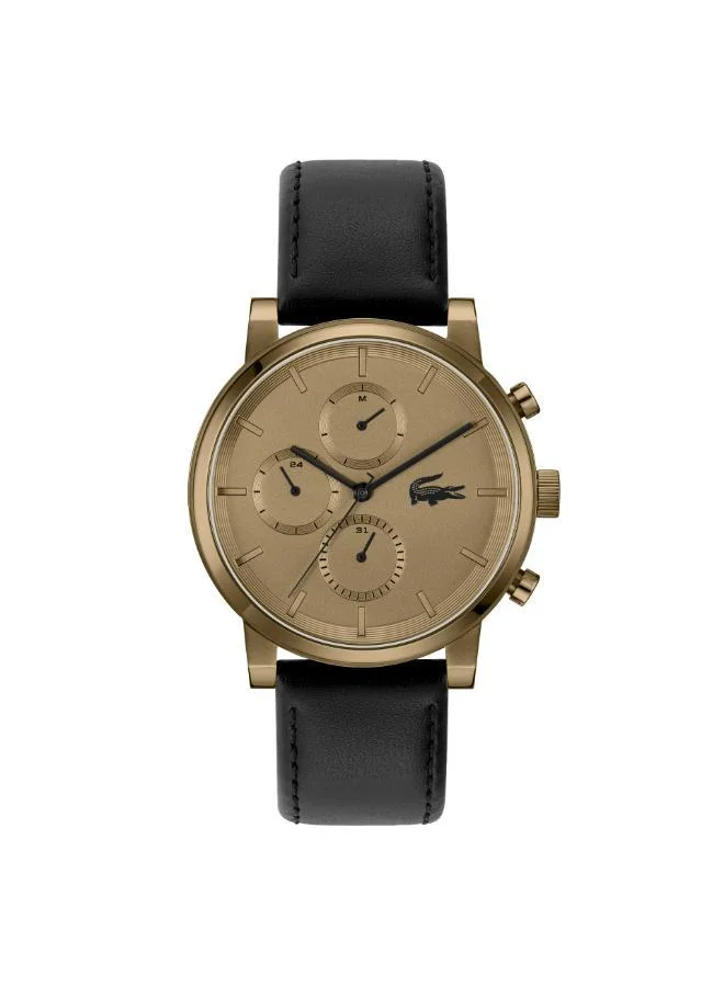 Ionic Plated Khaki Steel Quartz Multifunction Watch