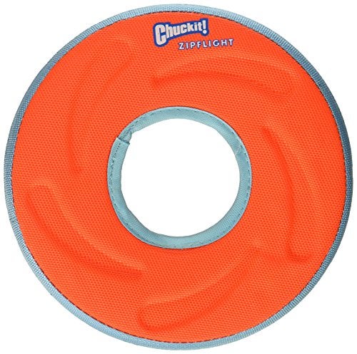 Chuckit 18100 Medium Chuckit Zipflight Frisbee Dog Toy Colors may vary - Image 1