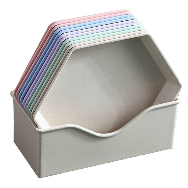 Bone-spitting dish, new small household dish for pickles, plastic snack and cake dish, tabletop trash plate. - Image 1