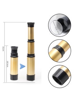 SUNSAR 2Pcs Pirate Monocular Telescope Explore Handheld Pirate Navigation Telescope Portable Captain Spyglass  - Image 3