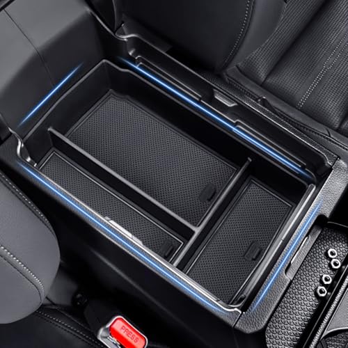 Drytuns Center Console Organizer Armrest Tray Insert Storage Box for Honda CRV 2023-2026, Accessories for 2023+ CR-V Hybrid, ABS Plastic, Black - Image 2