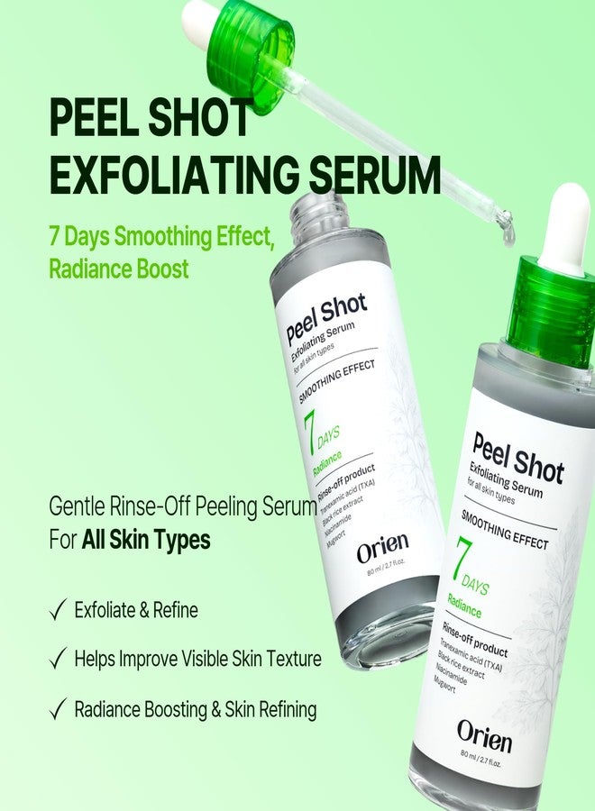 Orien Peel Shot Exfoliating Serum 80ml Daily Soft Exfoliating Face and Body Scrub Dead Skin Cells Blackhead Remover for All Skin Types korean skin care - Image 2