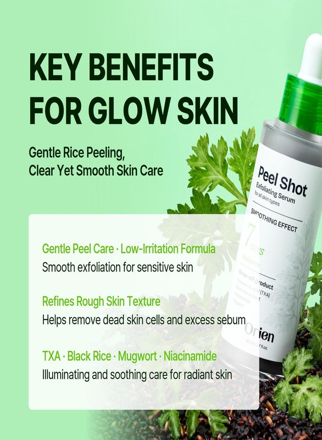 Orien Peel Shot Exfoliating Serum 80ml Daily Soft Exfoliating Face and Body Scrub Dead Skin Cells Blackhead Remover for All Skin Types korean skin care - Image 3