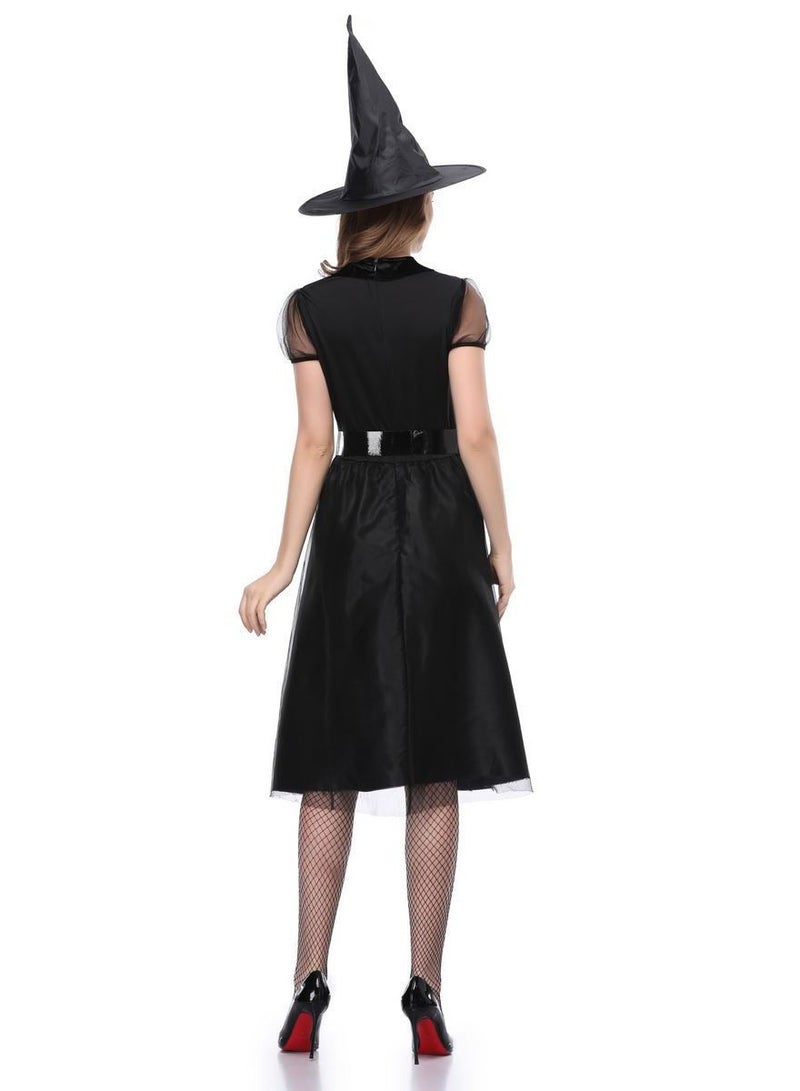Little witch magician Cosplay Costume Suitable Kids Girls for Cosplay Little Wizard Magician  - Image 2