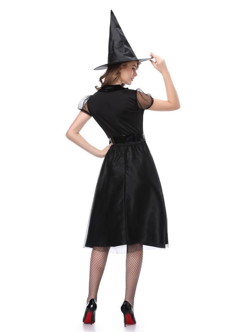 Little witch magician Cosplay Costume Suitable Kids Girls for Cosplay Little Wizard Magician  - Image 1