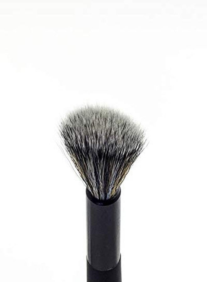 EVE PEARL Dual Ended Brush Contour Concealer Blender Fan Liner Highlighter Brow Cruelty Free Hypoallergenic Easy Blending Makeup Brushes (B204 Fan Highlighter) - Image 5