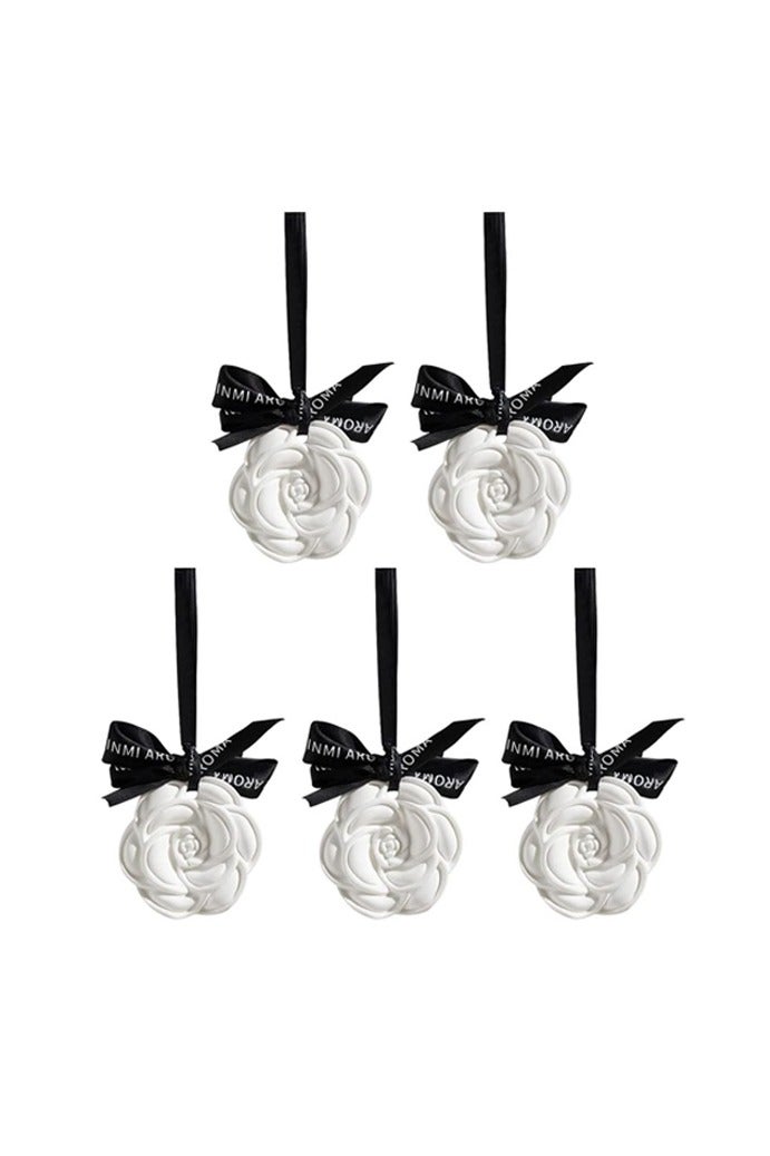 5 PCS DIY Scented Solid Fragrance Air Freshener Aroma Diffuser Stone for Bathroom Closet Travel Cabinet Home Decor（Blue wind chime） - Image 1