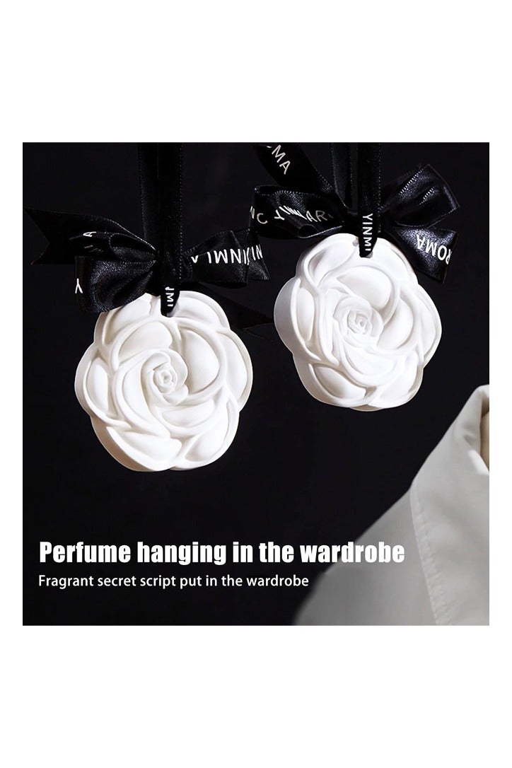 5 PCS DIY Scented Solid Fragrance Air Freshener Aroma Diffuser Stone for Bathroom Closet Travel Cabinet Home Decor（Blue wind chime） - Image 3