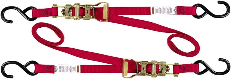 Ancra 47439-10 Red Ratcheting Buckle Tiedowns