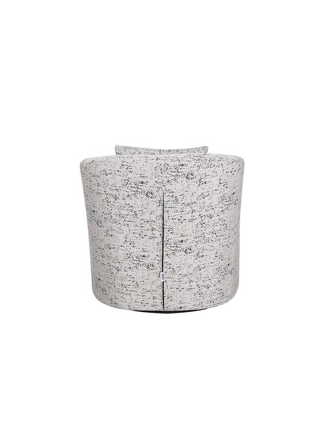 DANUBE HOME Napoleon 1 Seater Fabric Accent Chair Accent Chair Modern Design One Seat Sofas Comfortable Living Room Seating Furniture For Home L 78 x W 85 x H 79 cm Grey - Image 4