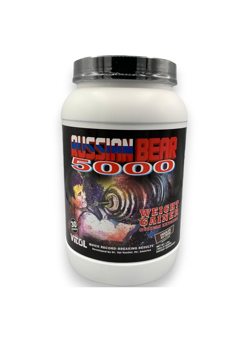 Vitol - Russian Bear 5000 Weight Gainer, Chocolate Ice Cream Flavour, 4 Lb - Image 1