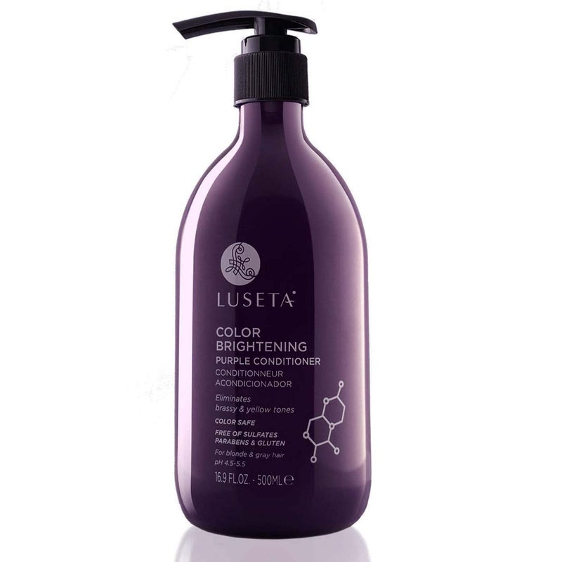 Luseta Purple Conditioner for Colored Grey Blonde  DryDamaged Hair  Womens Sulfate  Paraben Free 169oz