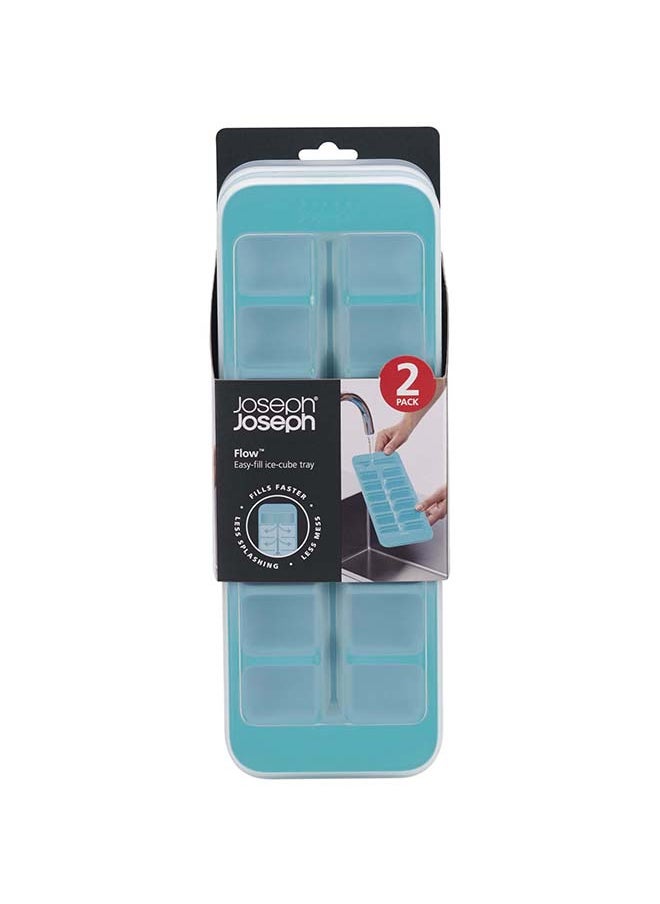 Joseph Joseph - Joseph Joseph Flow Easy-fill Ice-cube Tray - 2pk - Image 1