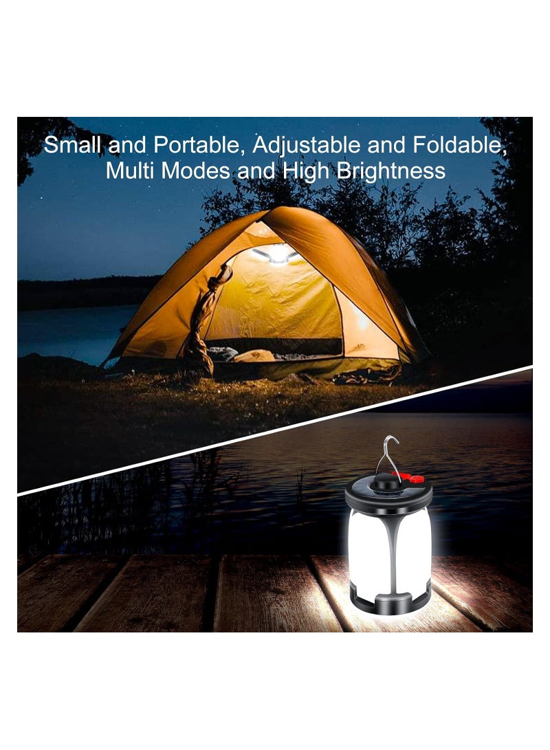 Ultra Bright LED Camping Lantern with 60 LEDs, USB  Solar Rechargeable, 6 Light Modes for Camping, Fishing, Hiking, Outdoor Parties - Includes USB Cable. - Image 5